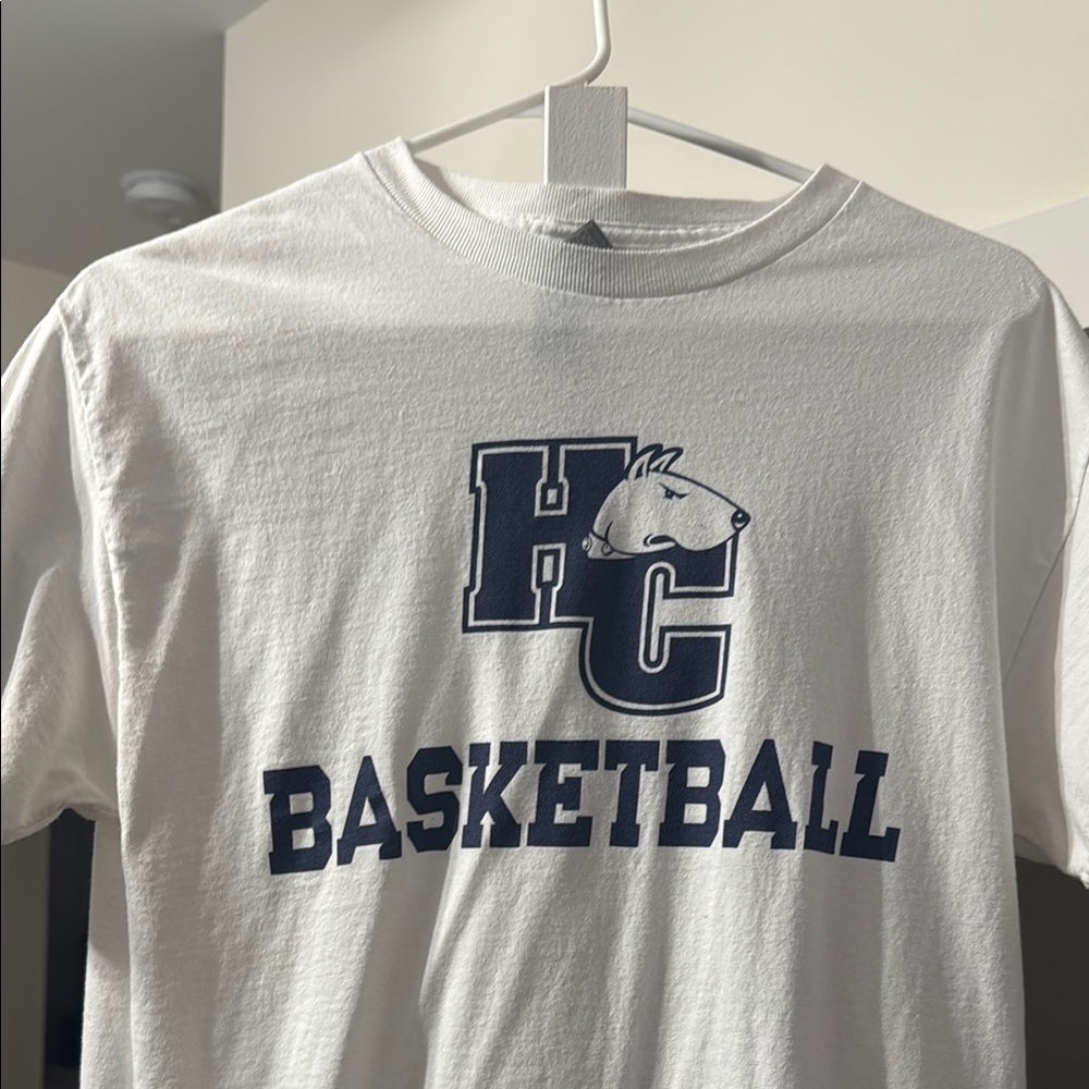 White Short Sleeve Basketball Tee